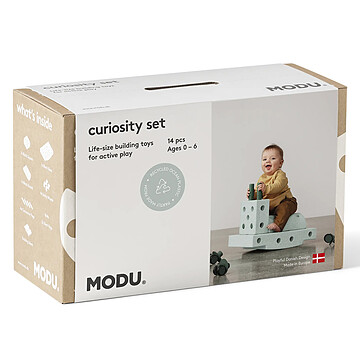 Achat Mes premiers jouets Jeu de Construction Evolutif Curiosity - Ocean Mint & Forest Green