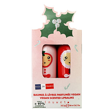 Achat Les petites attentions Duo de Baumes à Lèvres Houx Noël - 2 x 3,5 g