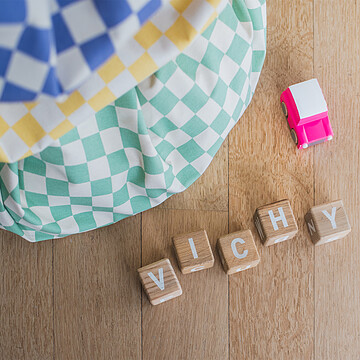 Sac à Jouets - Vichy Green (Play&Go) - Image 4