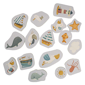Achat Mes premiers jouets Lot de 16 Stickers de Bain en Mousse Sailors Bay