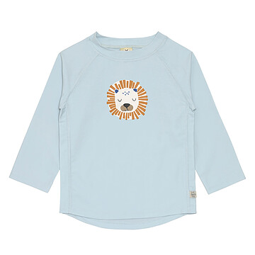 Achat Accessoires bébé T-shirt Anti-UV Manches Longues Desert Aventure Lion Bleu Poudré - 3/6 Mois