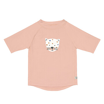 Achat Accessoires bébé T-shirt Anti-UV Manches courtes Desert Aventure Léopard Rose - 0/6 Mois