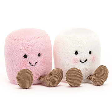 Achat Peluche Amuseable Pink and White Marshmallows