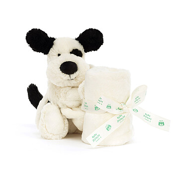 Achat Doudou Bashful Black & Cream Puppy Soother