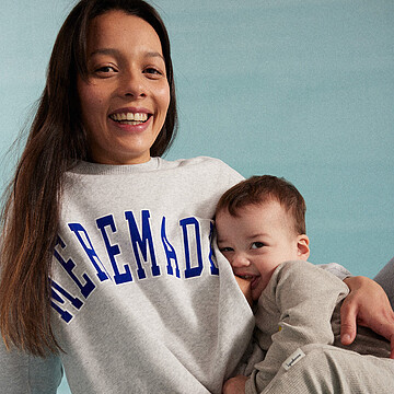 Tajinebanane - Sweat d'Allaitement Mère-made Gris - M