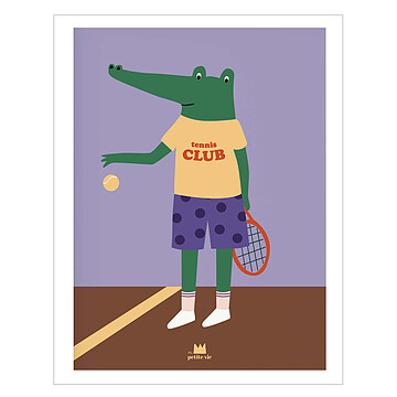 Achat Affiches et posters Affiche Crocodile Tennis  