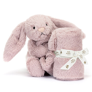 Achat Doudou Bashful Luxe Bunny Rosa Soother 