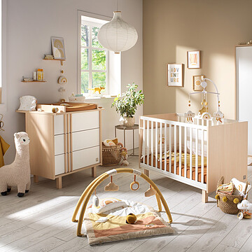 Achat Chambre complète Chambre Duo Nature 60 x 120 cm - Chêne Velour et Blanc