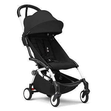 Stokke - Poussette YOYO³ 6+ Chassis Blanc - Noir