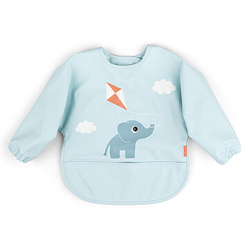Achat Bavoir Bavoir à Manches avec Poche Playground Bleu - 6/18 Mois
