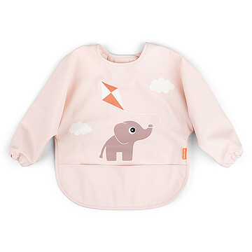 Achat Bavoir Bavoir à Manches avec Poche Playground Rose - 6/18 Mois