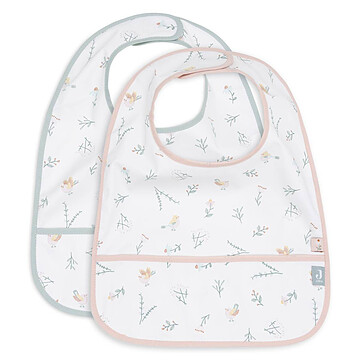 Achat Bavoir Lot de 2 Bavoirs Imperméables - Lovely Birds