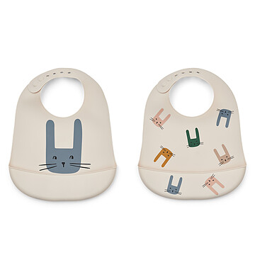 Achat Bavoir Lot de 2 Bavoirs Tilda - Bunny Sandy