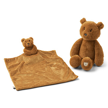 Achat Peluche Coffret Ours Lilian - Golden Caramel