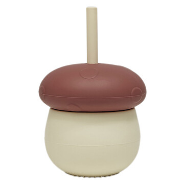 Achat Tasse et verre Verre avec Paille Champignon - Off White Red