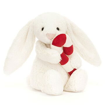 Achat Peluche Bashful Bunny With Candy Cane