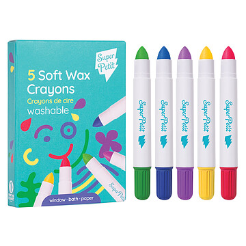 Achat Loisirs créatifs Lot de 5 Crayons de Cire Doux