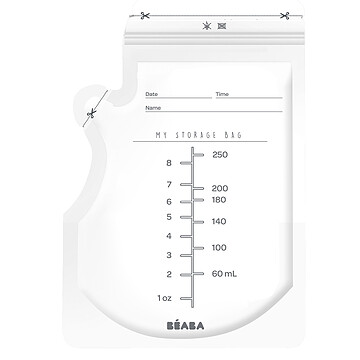 Achat Tire-lait Lot de 50 Sachets de Conservation pour Lait Maternel - 250 ml