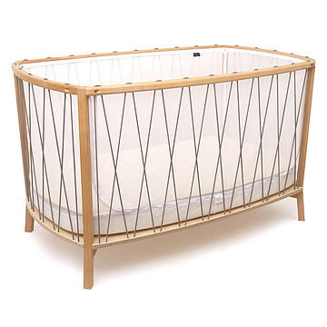 Achat Lit bébé Lit Bébé Evolutif Kimi Hazelnut - 60 x 120 cm