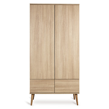 Achat Armoire Armoire 2 Portes Flow - Honey Ash