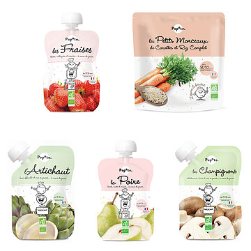 Achat Gourde repas bio Pack Printemps Mixé et Petits Morceaux