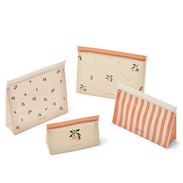 Achat Vaisselle et couverts Lot de 4 Sachets Alimentaires Réutilisables Keith - Peach Sea Shell
