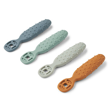 Achat Vaisselle et couverts Lot de 4 Cuillères Caelia - Whale Blue Multi Mix