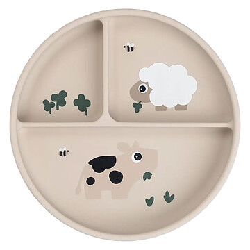 Achat Vaisselle et couverts Assiette Plateau Stick & Stay - Tiny Farm Sable 