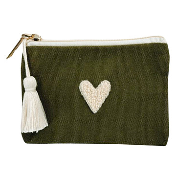 Achat Parents Porte-monnaie Love - Olive