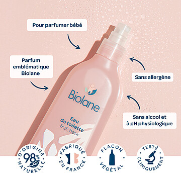 Eau de Toilette Fraîcheur - 200 ml (Biolane) - Image 4