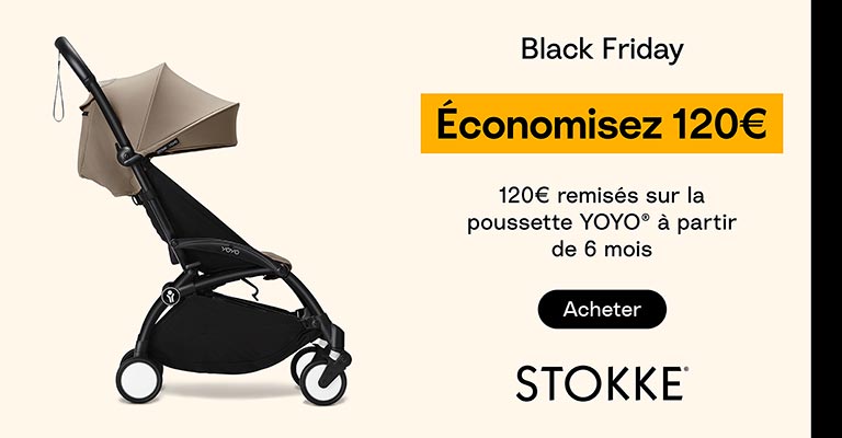 120€ de remise sur la poussette YOYO 6+