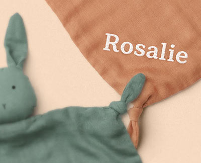 Broderie pour doudou