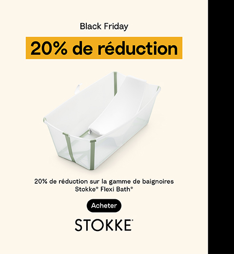 Offre Black Friday Stokke pour baignoire FlexiBath
