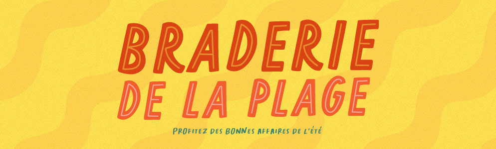 Jusqu'à -50% sur les produits de plage