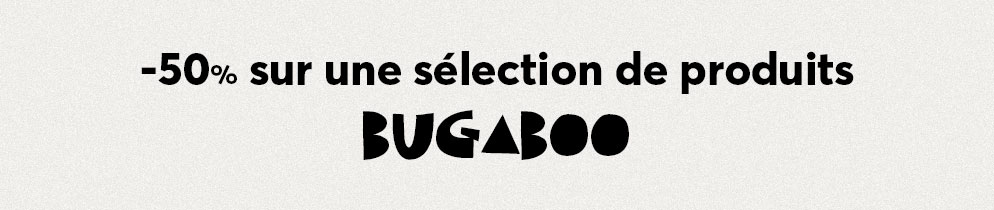 Jusqu' à -50% sur une sélection Bugaboo