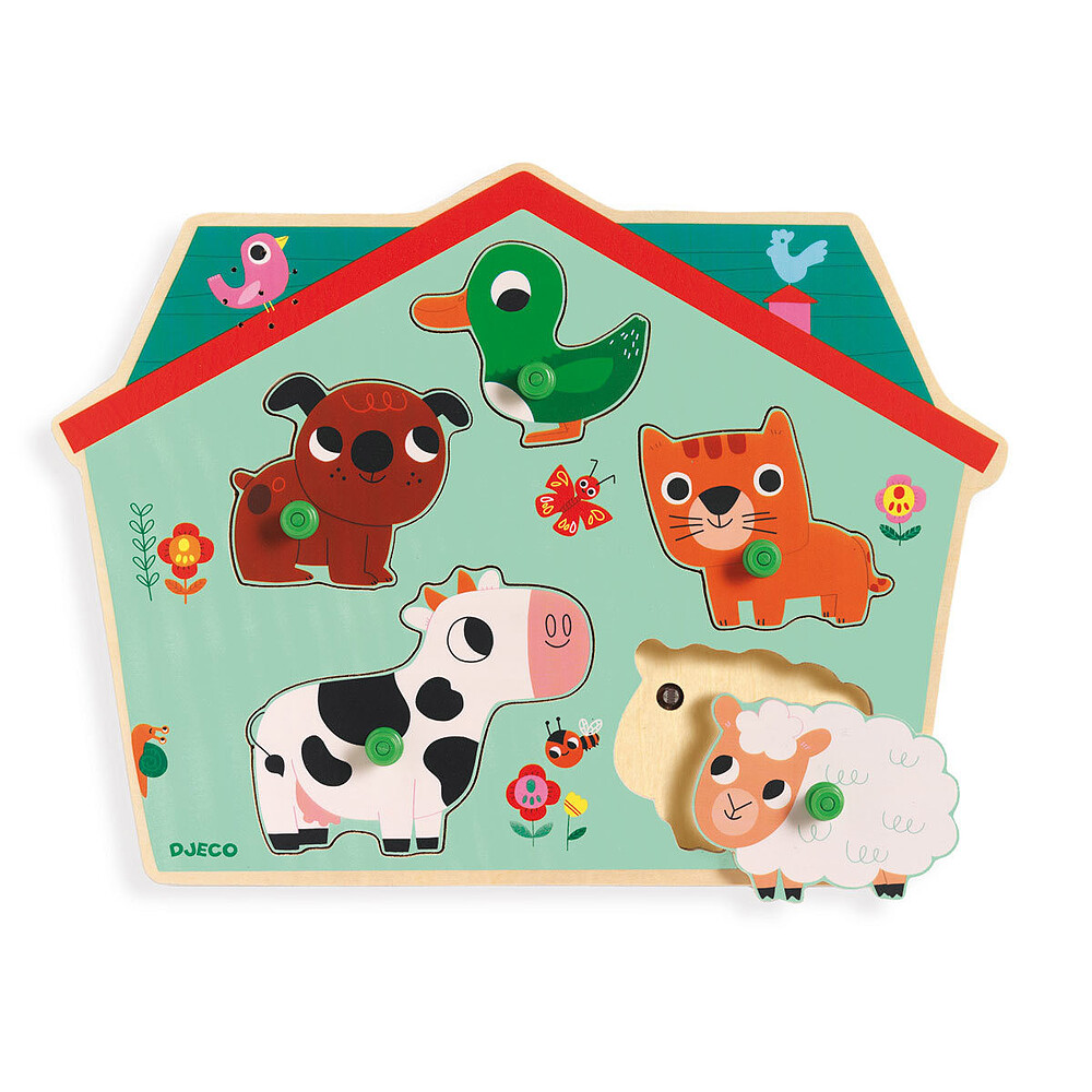 Puzzle Sonore - Ouaf Woof Djeco