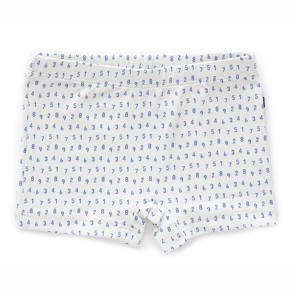 Maillot de Bain Numbers - Blanc - 12 Mois Oeuf NYC