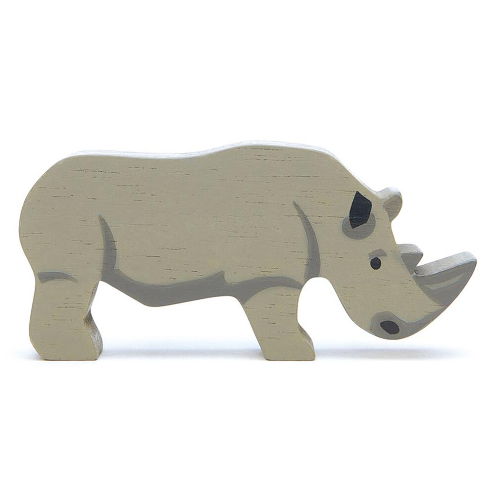 Rhinocéros en Bois Tender Leaf Toys