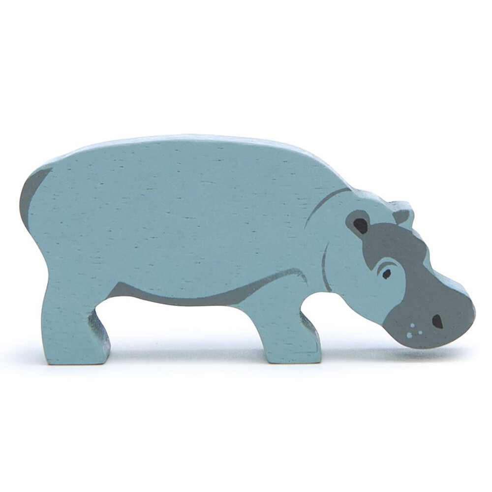 Hippopotame en Bois Tender Leaf Toys