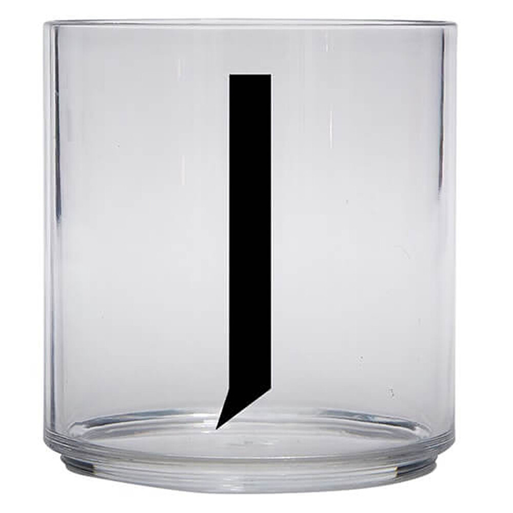 Verre Transparent J - 220 ml DESIGN LETTERS