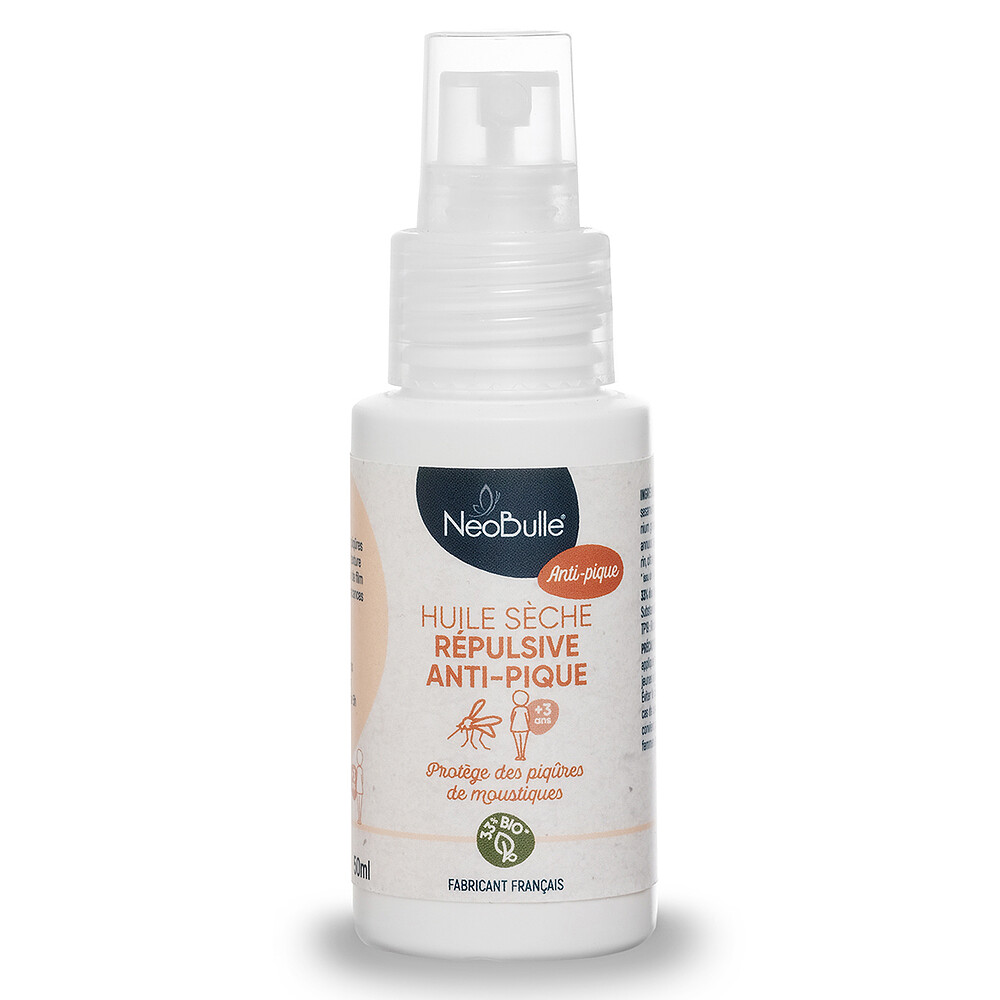 Huile Sèche Répulsive Anti Pique 3 ans et + - 50 ml Neobulle