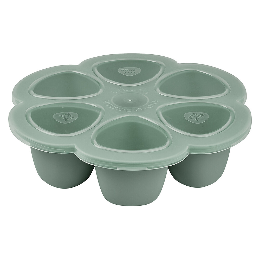Multiportions Silicone 6 x 90 ml - Sage Green BÉABA