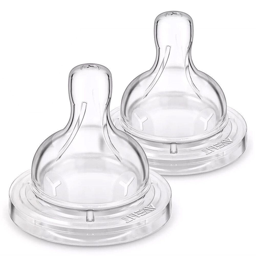 Lot de 2 Tétines Anti-colic Y - Préparation Epaisse Philips Avent