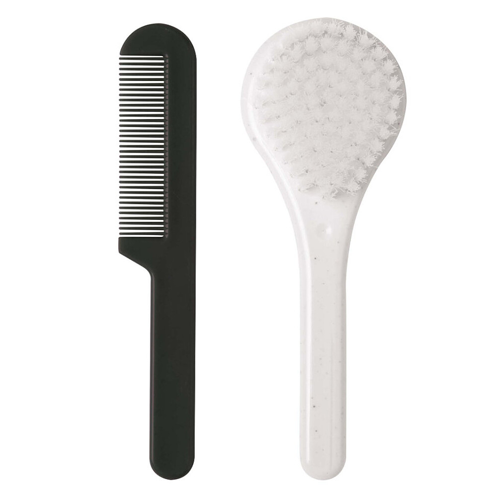 Set Coiffure Brosse et Peigne Luma - Speckles White Luma