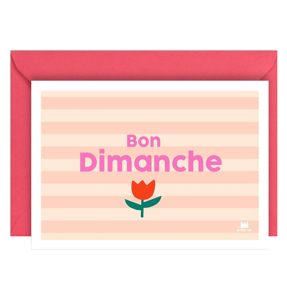 Carte Bon Dimanche Ma petite vie