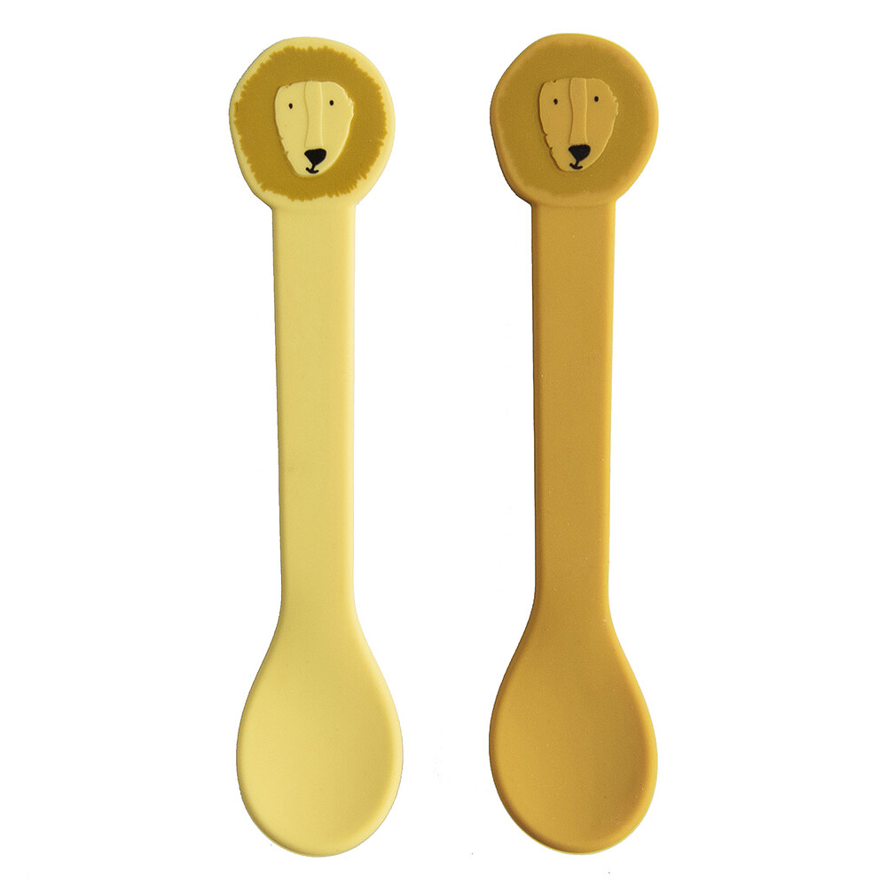 Lot de 2 Cuillères en Silicone - Mr. Lion Trixie Baby