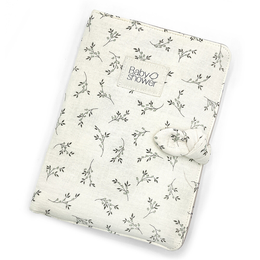 Protège-carnet de Santé Knot - Olive Bloom Babyshower