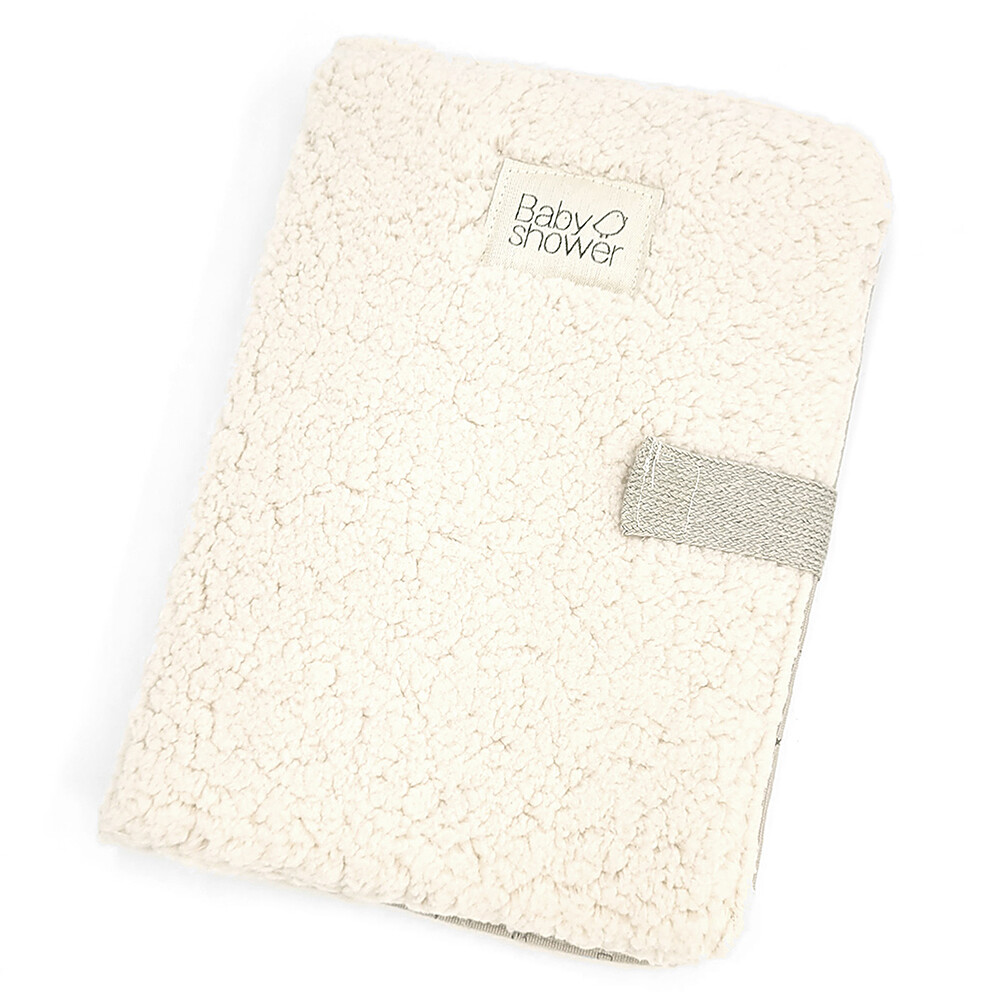 Protège-carnet de Santé - Mouton Blanc Babyshower
