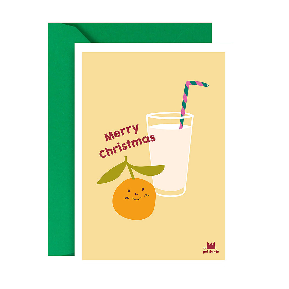 Carte Merry Christmas Ma petite vie