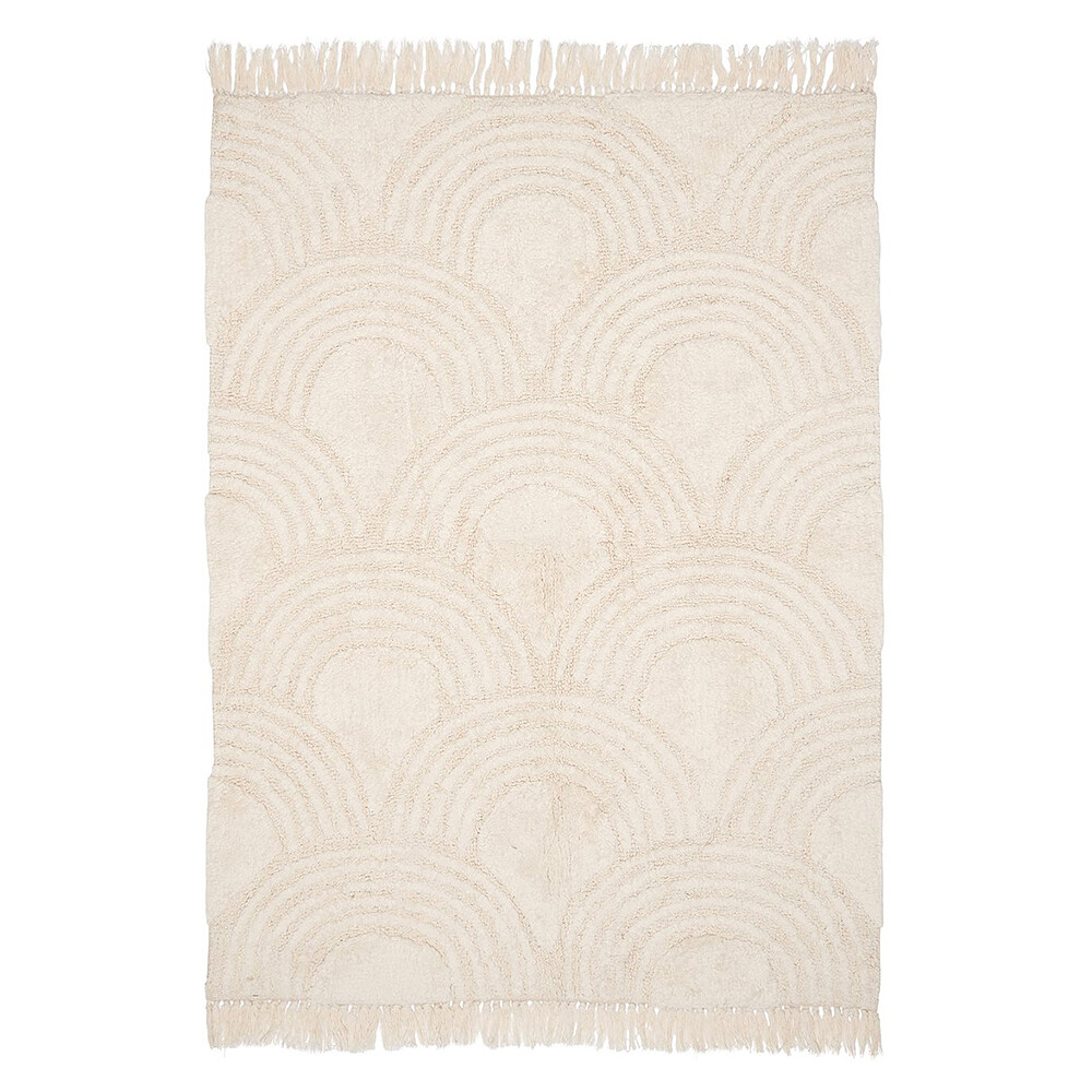 Tapis Rainbow Vintage Soft White - 90 x 130 cm Little Dutch